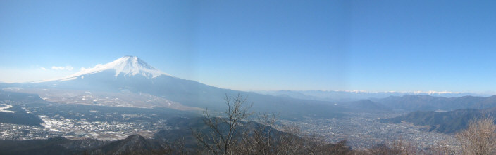 杓子山からの眺め
