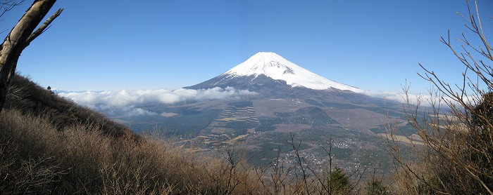 富士見台からの富士山