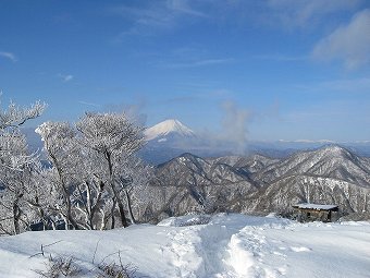 不動ノ峰から見る富士山