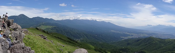 八ヶ岳　富士山　南アルプス