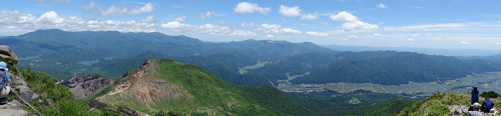 磐梯山からの眺め